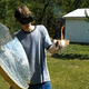 Illustration for article titled Teen Glued 5,800 Mirrors Onto Satellite Dish For SOLAR DEATH-RAY